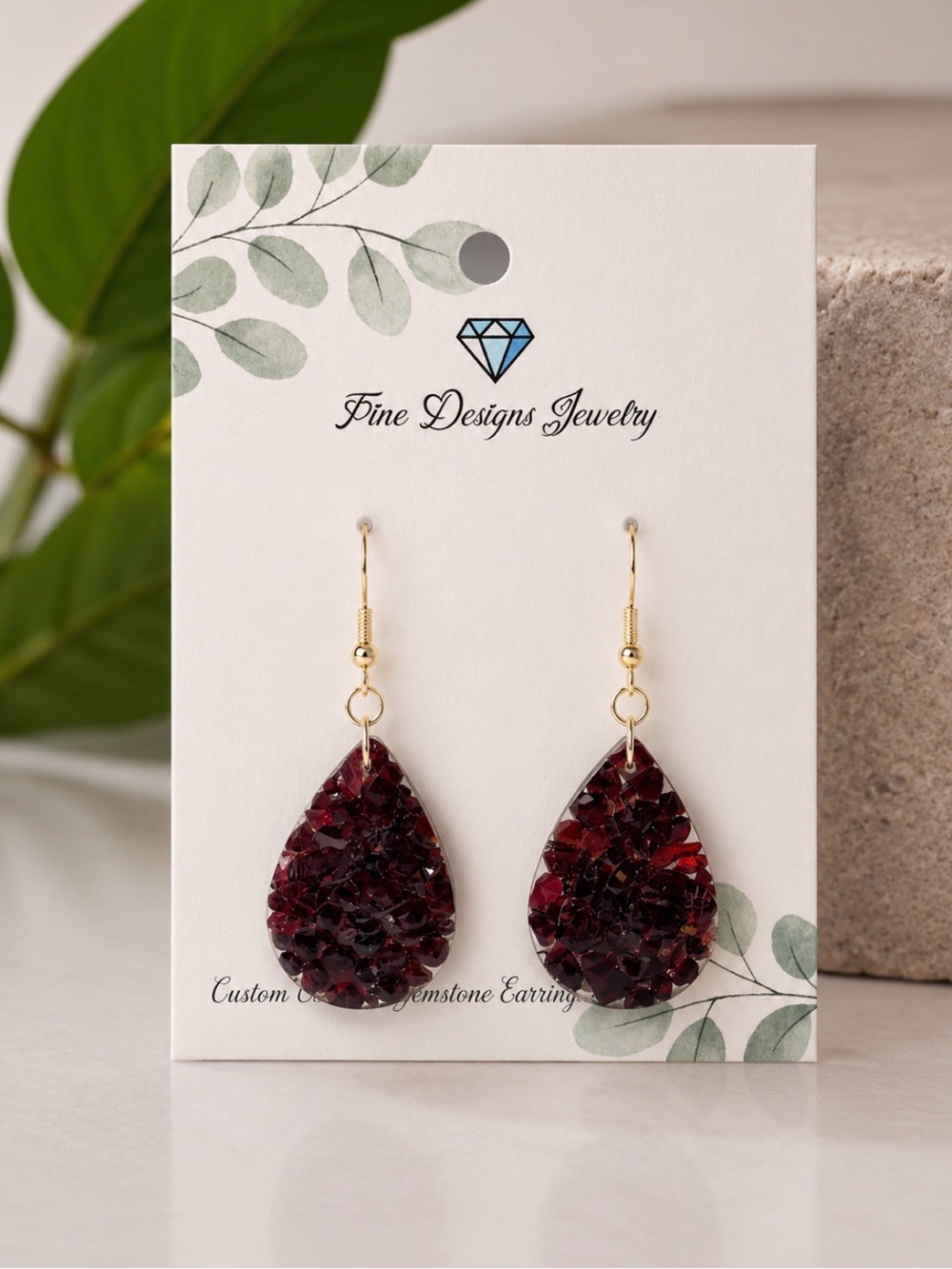 Garnet Earrings